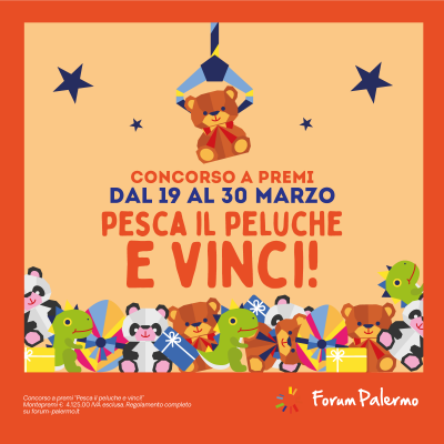 concorso "pesca il peluche e vinci"